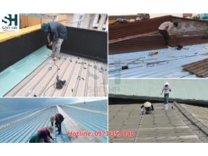 Sửa chữa, chống dột, chống thấm mái tôn nhà xưởng tại Bình Dương