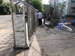 Sửa Chữa Cổng Xếp Tại KCN Lộc An – Bình Sơn 
